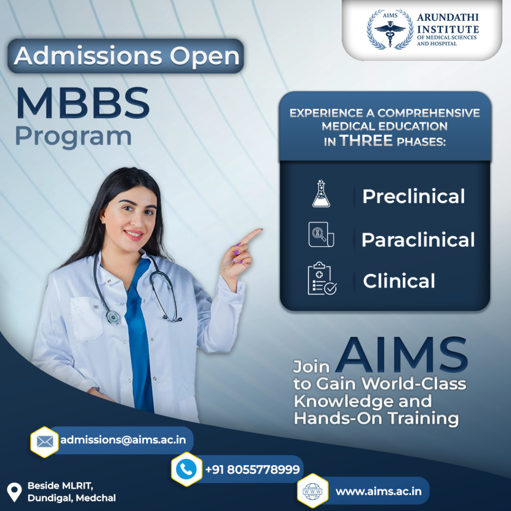 MBBS Admissions Open at AIMS.