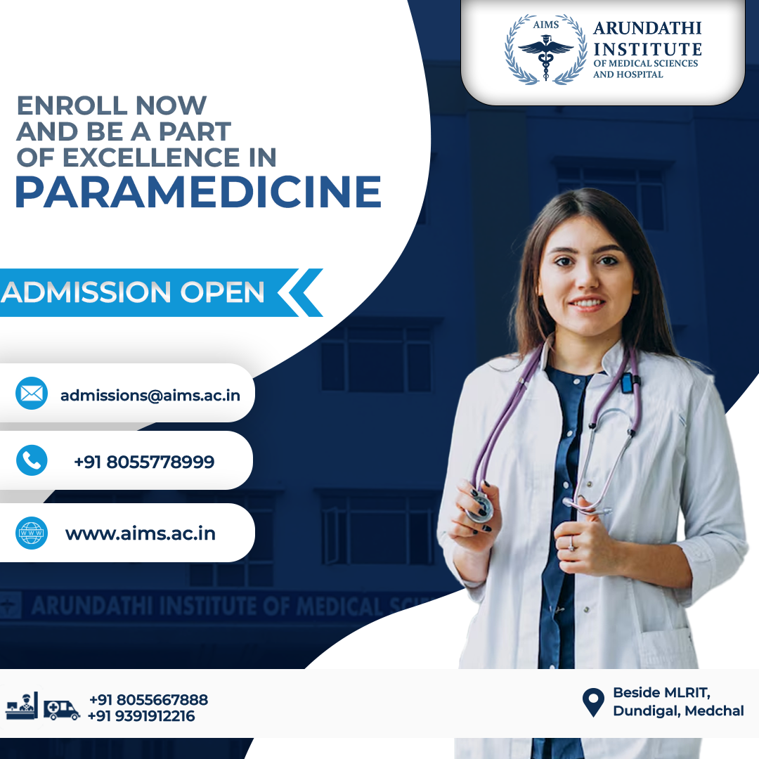 Paramedical Courses in the Best Medical Colleges, Hyderabad.
